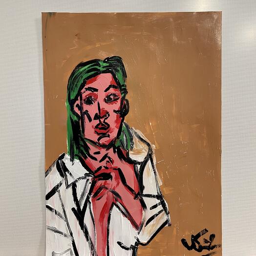 Рисунок акрилом