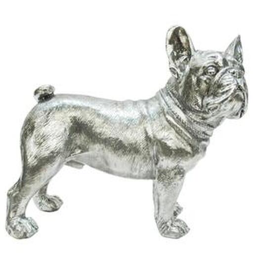 Statuette "French Bulldog standing" silver