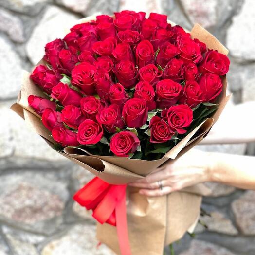 51 red roses