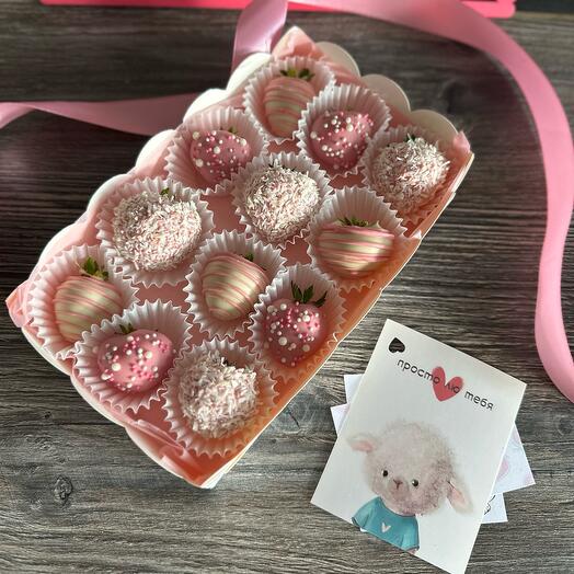 Клубника в шоколаде набор 12 шт