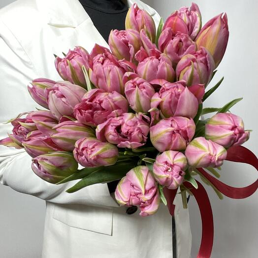 Peony-shaped tulips