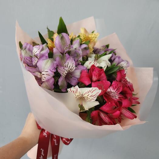 Mariposas🦋 Ramo de 5 alstroemeria persistente