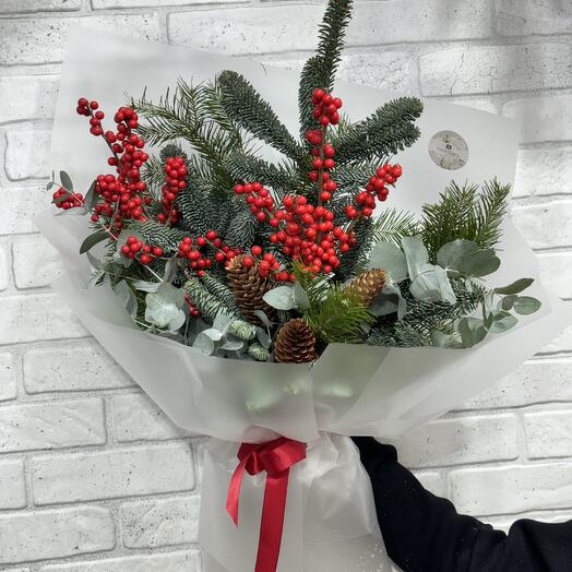 Стильный зимний букет