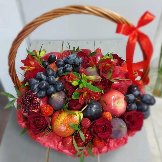 Корзина с фруктами