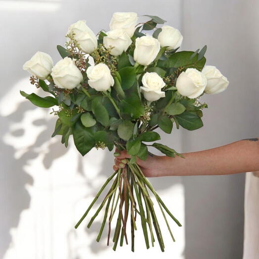 Ramo de 15 Rosas Blancas