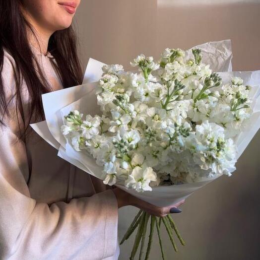 Mattiola bouquet bianco