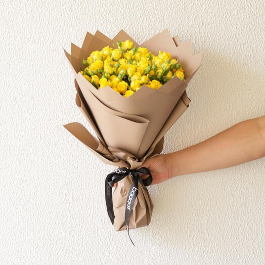 Yellow Spray Rose Bouquet