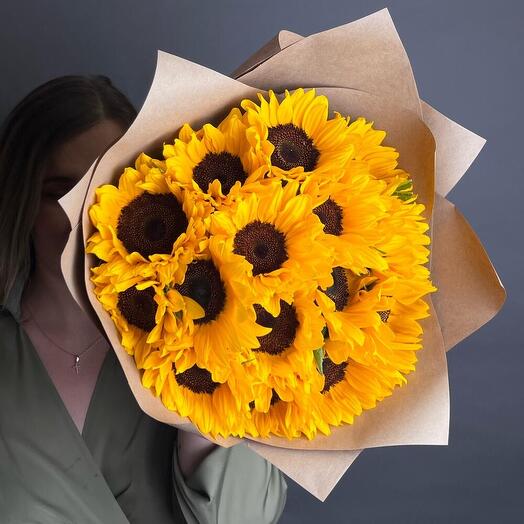 Букет подсолнухов