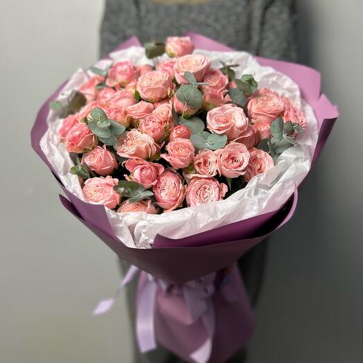 15 rosas en forma de peonía arbustiva