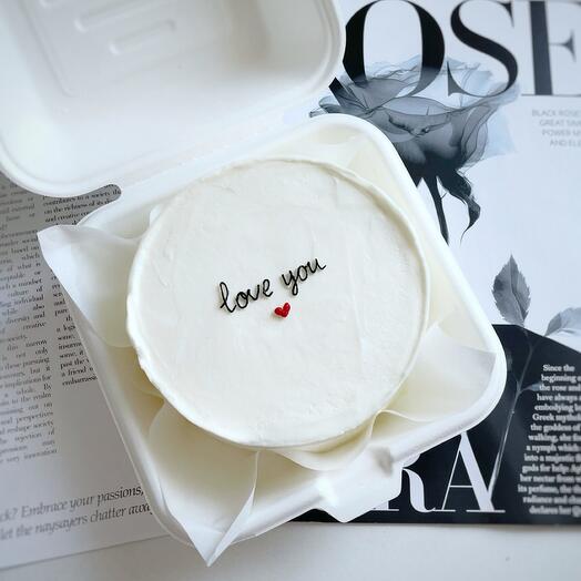 Бенто-торт love you