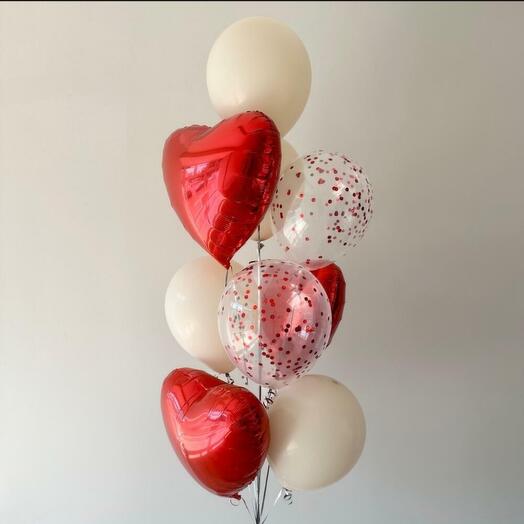 Сет шаров Love 9 шапов