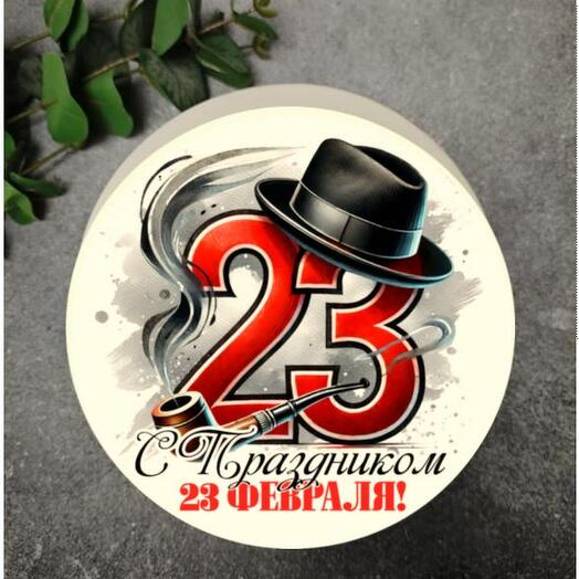 Бенто мини-торт мужчине, парню ,23 февраля