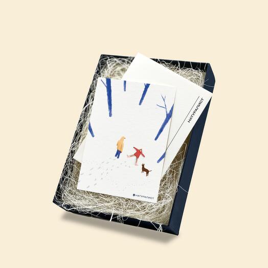 Подарочный сертификат номинал 10 000 руб. на отдых в глэмпинге в подарочной упаковке