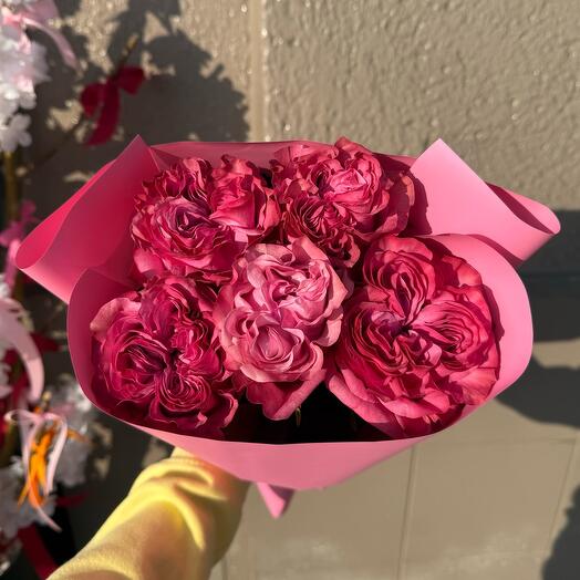 5 bazsarózsa alakú rózsa