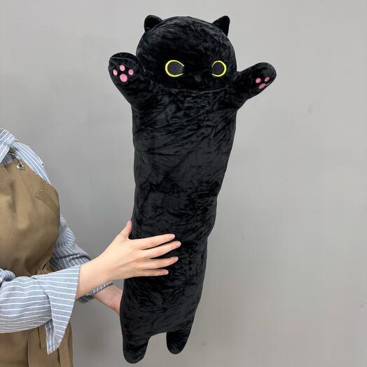 Игрушка сплюшка Черный кот 🐈‍⬛