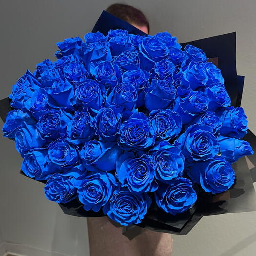 50 Blue Roses
