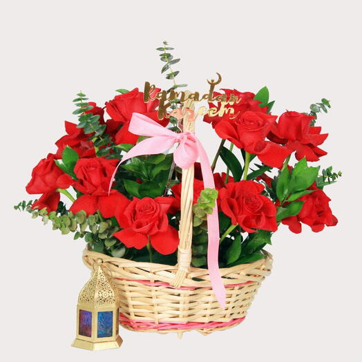 Ramadan Rose Basket