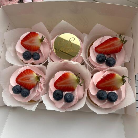 Капкейки 🧁 к 8 марта и просто так без топпера