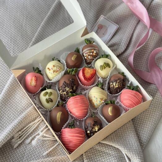 Клубника в шоколаде 16 штук