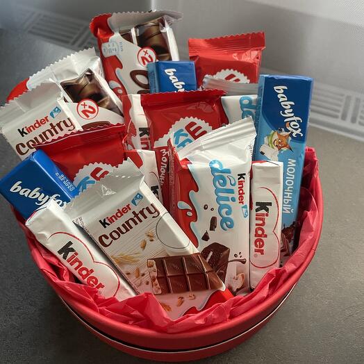 Бокс с киндерами/ kinder набор