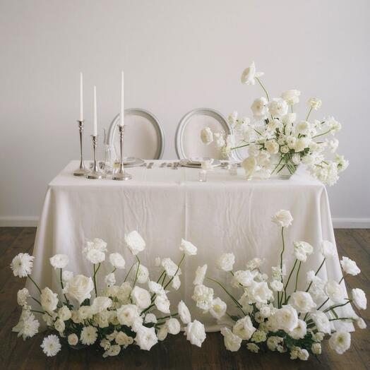 Оформление свадебное президиума