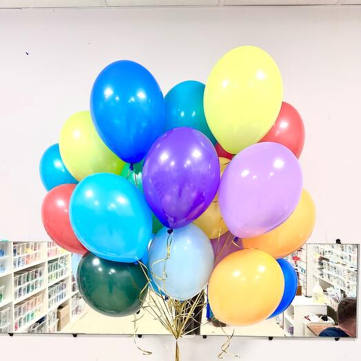 Воздушные шарики под потолок 25 шт
