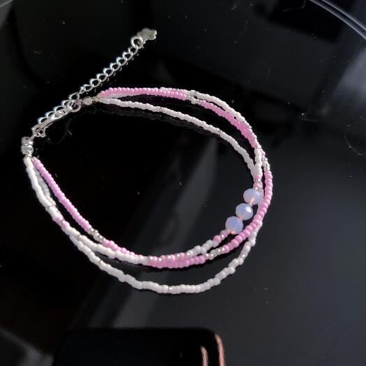 Розовый браслет Pink bracelet
