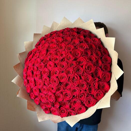 АКЦИЯ🌹101 красная Роза 🌹 ХИТ сезона