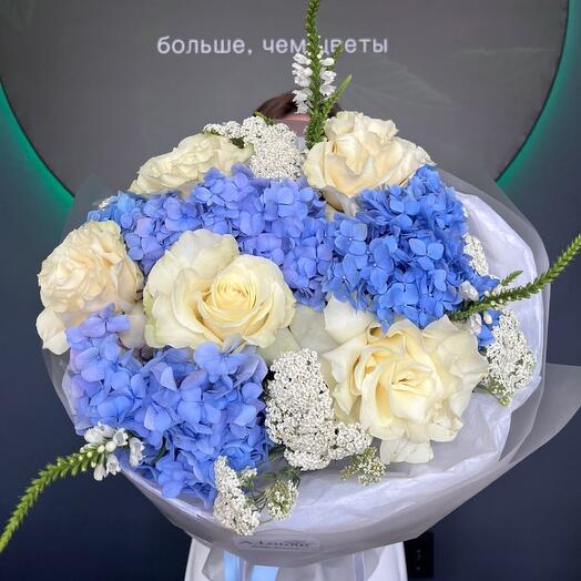 Букет «Нежность в лазури»