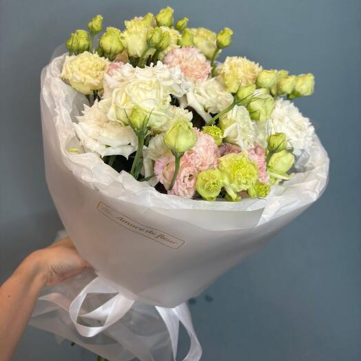 Букет нежных и стойких эустом 🌸