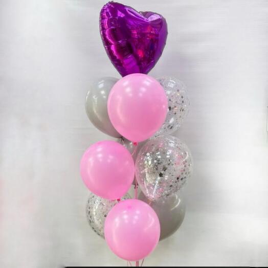 Juego de globos de helio 36-para niña (aerodiseño )