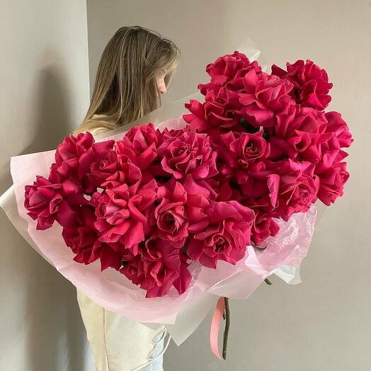 Букет из французских роз Pink Floyd