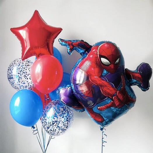 Шары мальчику по мотивам Marvel