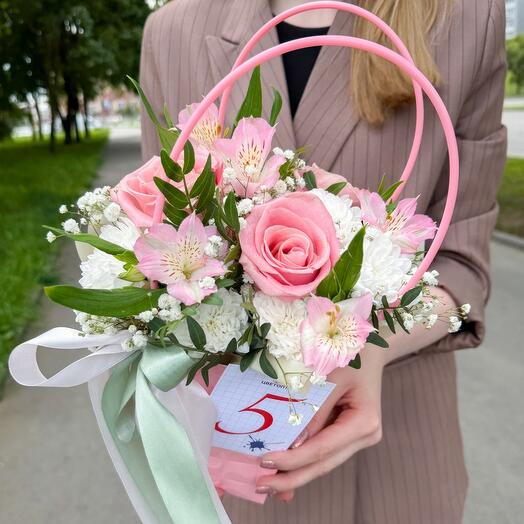 ТОП🔥Сумочка с нежными цветами🌸
