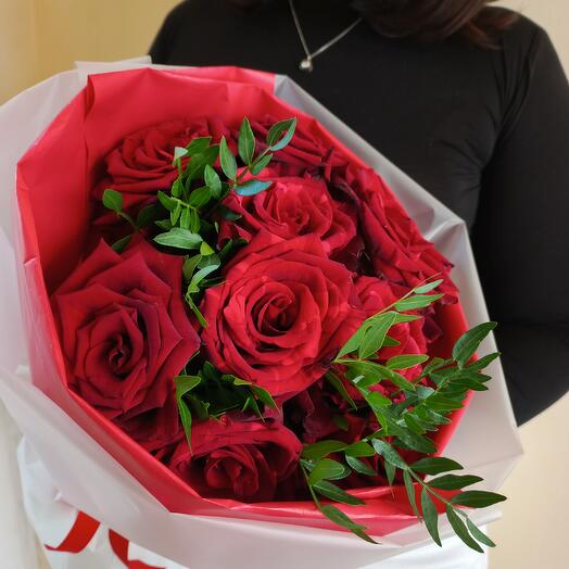 9 роз Эквадор 🌹🌹