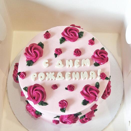 Бенто торт "Цветы"