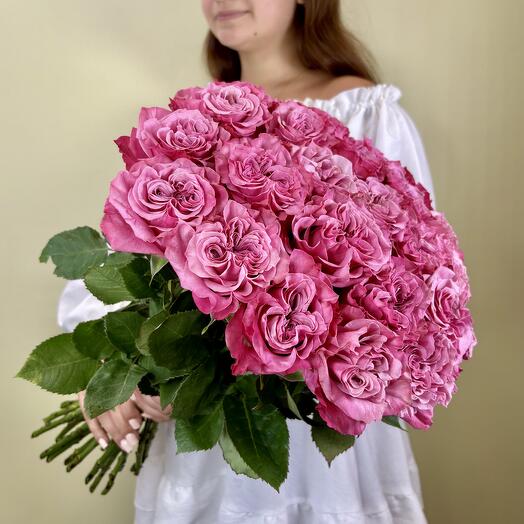 Букет из 25 роз "Кантри Блюз"