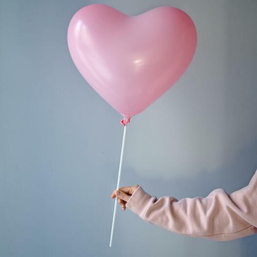 Воздушный шарик-сердечко