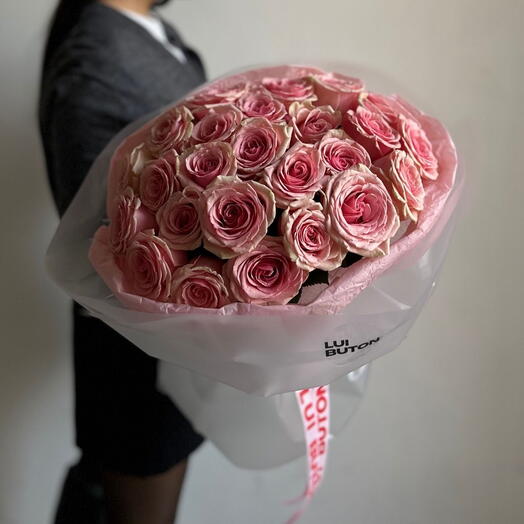 Букет "25 роз джералдин"