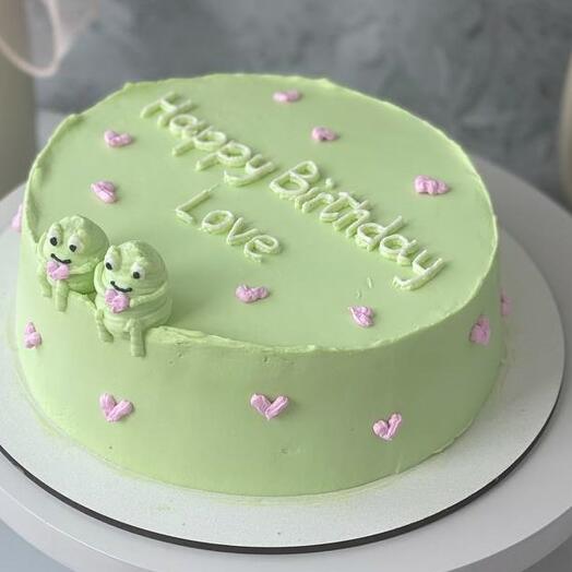Торт мини "Happy Birthday love"
