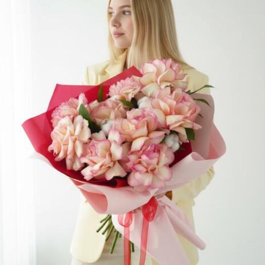 Французская роза букет -11 x Dalnevostochny