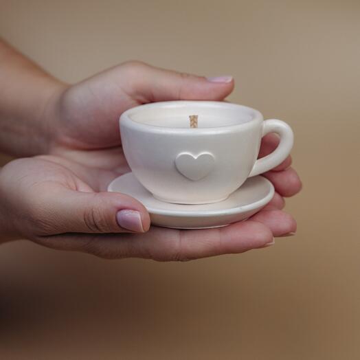 Свеча - чашечка кофе