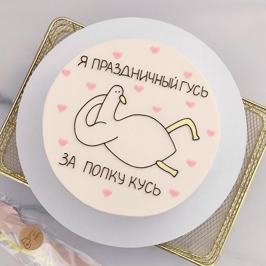 Бенто торт Праздничный гусь