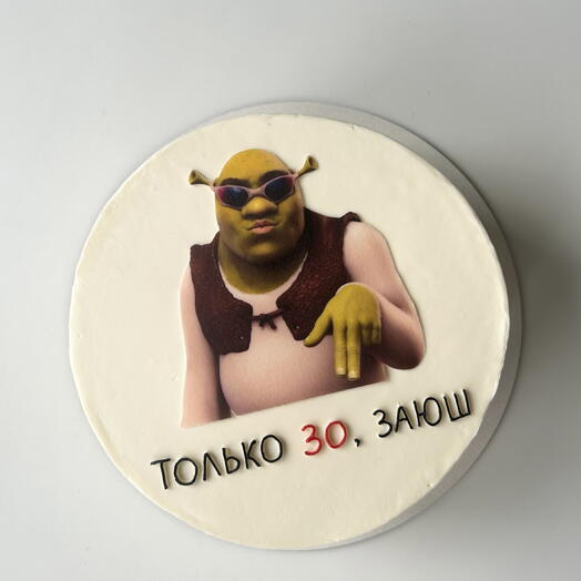 Бенто торт со Шреком