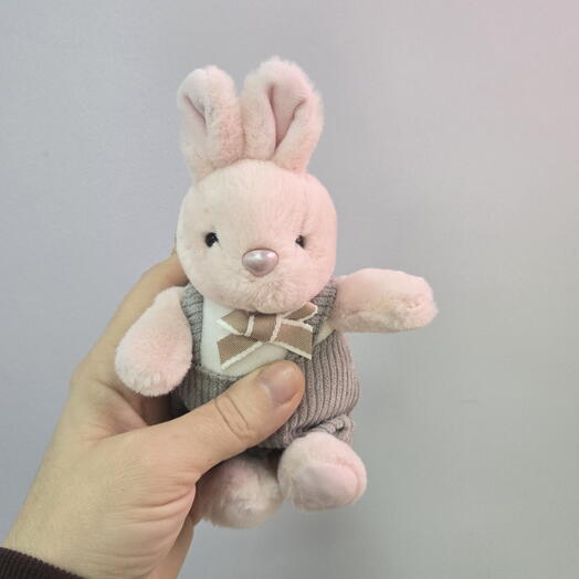 Мягкая игрушка зайчик брелок