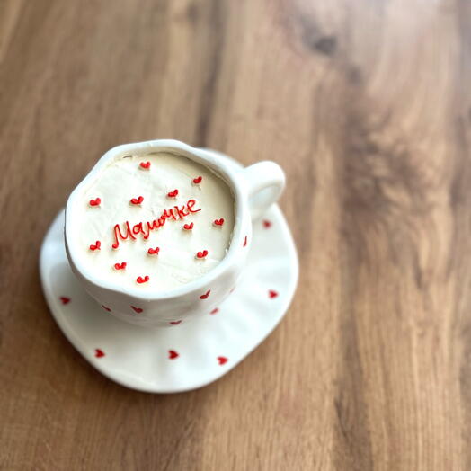 Бенто торт в кружке маме