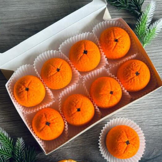 Зефир мандарин подарок сладкий набор на Новый год