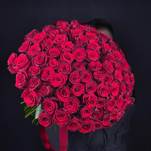 Букет из 101 эквадорской розы 🌹