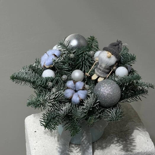 Композиция новогодняя с нобилисом