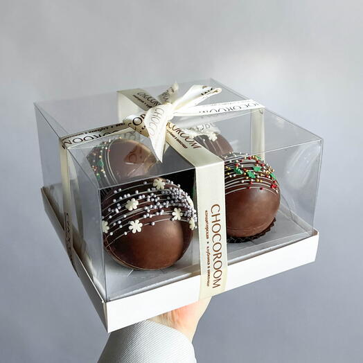 Шоколадные бомбочки с какао и маршмеллоу